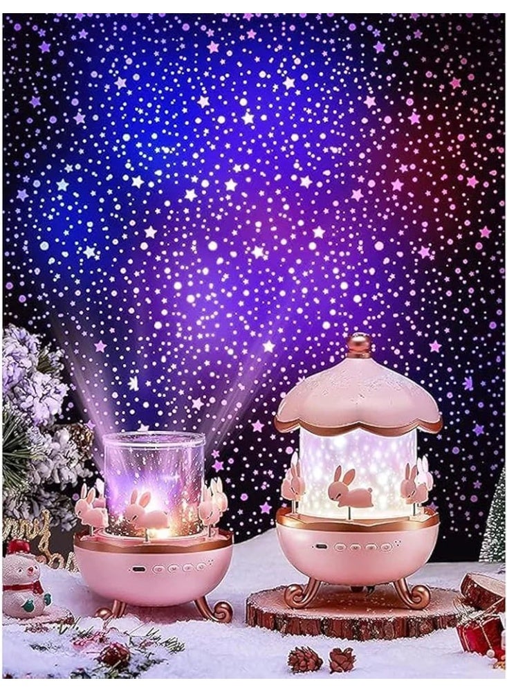 Rabbit Night Light | Rabbit Lamp | Rabbit Night Lamp | Rabbit Table Lamp | Star Projector | Star Projection Lamp | Star Projector Lamp | Galaxy Projector | Galaxy Projector Lamp | Galaxy Night Light | Starry Sky Projector | Starry Sky Night Light | Space Projector | Projection Lamp | LED Projector Lamp | Rotating Projector Lamp | 360° Projection Lamp | LED Night Light | Bedside Lamp | Decorative Lamp | Decorative Night Light | Ambient Light | Mood Light | Multi-Pattern Projection Lamp | Projection Lamp with 6 Slides | Kids Night Light | Bedroom Night Light | Color Changing Projector | Pattern Projection Lamp | LED Projection Light | Decorative Projection Light - Image 5