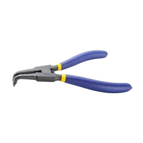 AGRICO TATA AGRICO Circlip Plier Heavy Duty Multi-purpose External Bent Nose Plier Hand Tool Multi Purpose Tool (7Inches-Grey & Blue) - Image 2