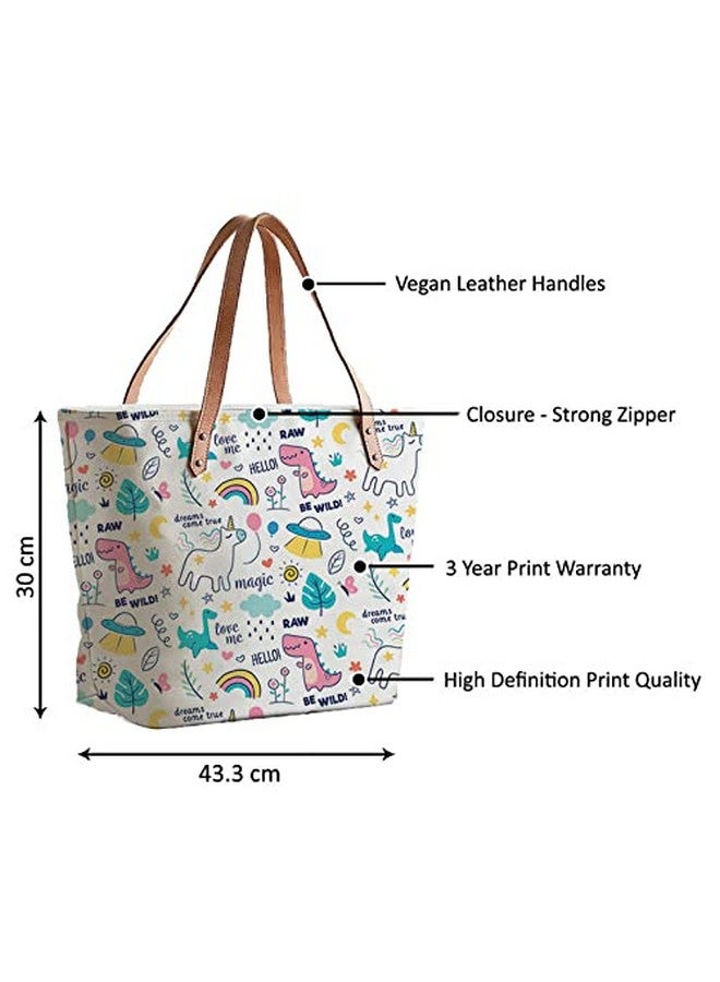 the purple tree The Purple Tree Fatty Tote Bag For Women (1 Bag) Women Fatty Tote Bag, Western Handbag, Women Handbag, Women Bag, Handbag For Women, Women's Tote, Gift For Women, Ft31, White  - Image 4