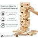 ApudArmis 54 PCS Tumble Timber Set Up to 32FT Pine Wooden Tumble Tower Game with Dice and Scoreboard Set Classic Block Stacking Board Game for Teens Adults - Image 3