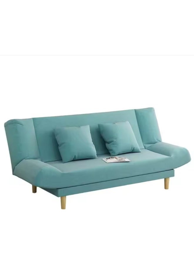 Space-Saving Convertible Sofa Bed â€“ Modern Dual-Use Sofa Cum Bed for Comfortable Living (Light Sea-Green)