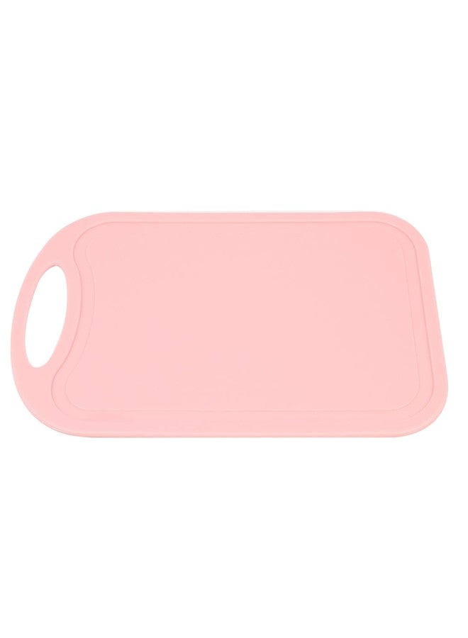 SZTLKHH Plastic Chopping Block Meat Vegetable Cutting Board Non- Anti Overflow With Hang Hole Chopping Board Pink - Image 2
