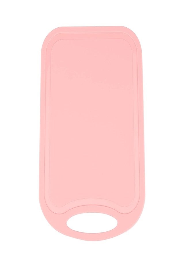 SZTLKHH Plastic Chopping Block Meat Vegetable Cutting Board Non- Anti Overflow With Hang Hole Chopping Board Pink - Image 1