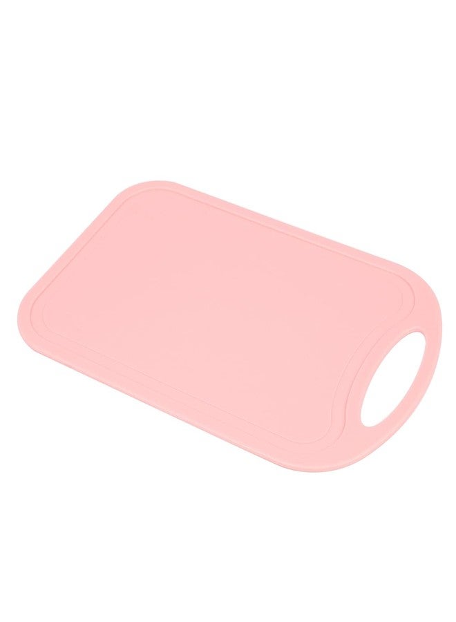 SZTLKHH Plastic Chopping Block Meat Vegetable Cutting Board Non- Anti Overflow With Hang Hole Chopping Board Pink - Image 4