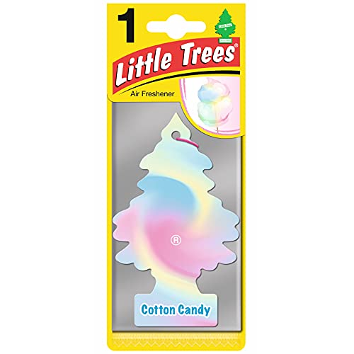 Little Trees MTR0046 Air Freshener | Hanging Paper Tree for Home or Car | Cotton Candy - Image 2