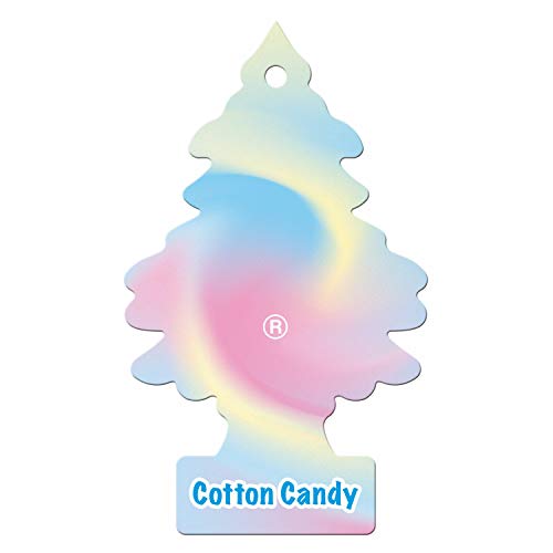 Little Trees MTR0046 Air Freshener | Hanging Paper Tree for Home or Car | Cotton Candy - Image 1