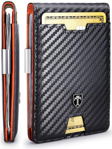 TRAVANDO Mens Wallet with Money Clip AUSTIN RFID Blocking Bifold Credit Card Holder for Men with Gift Box - Image 4