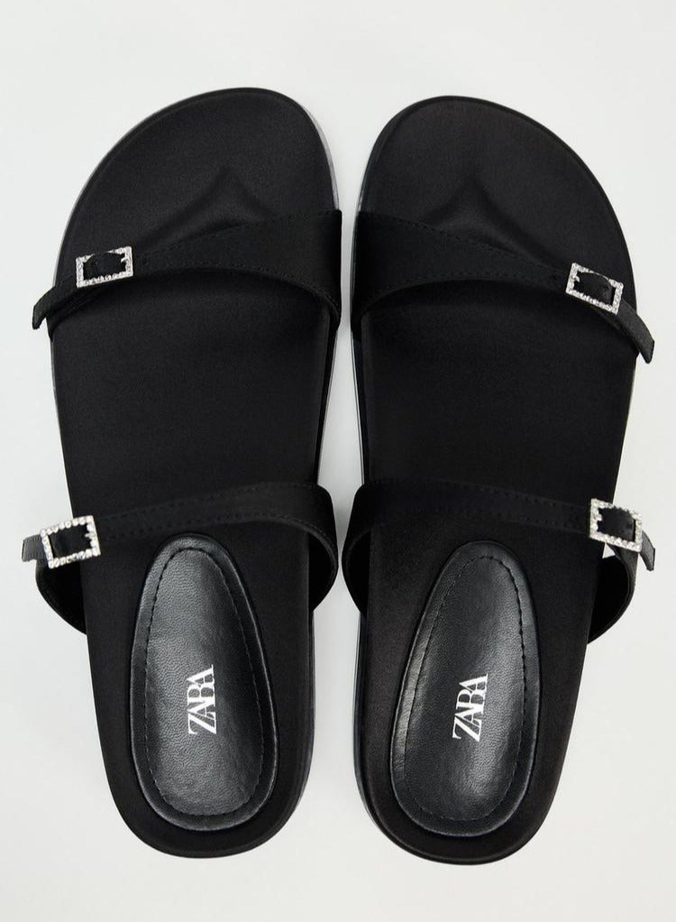 زارا صقيل صندل مسطح - Image 4