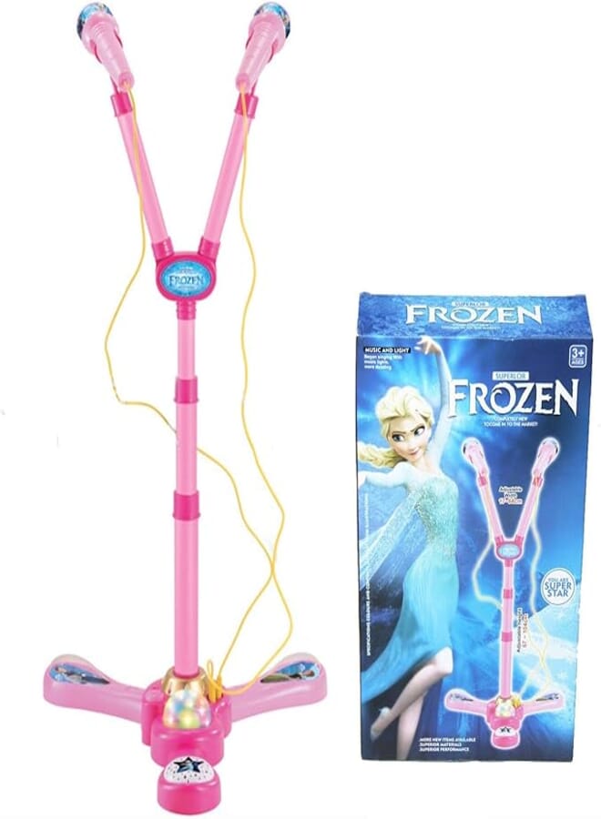 Disney FROZEN Frozen Karaoke Double Twin Microphone Toy for Girls - Pink 