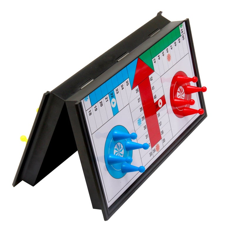 Amerous 10" Ludo Go Board Folding Travel Magnetic Ludo Set - Image 2