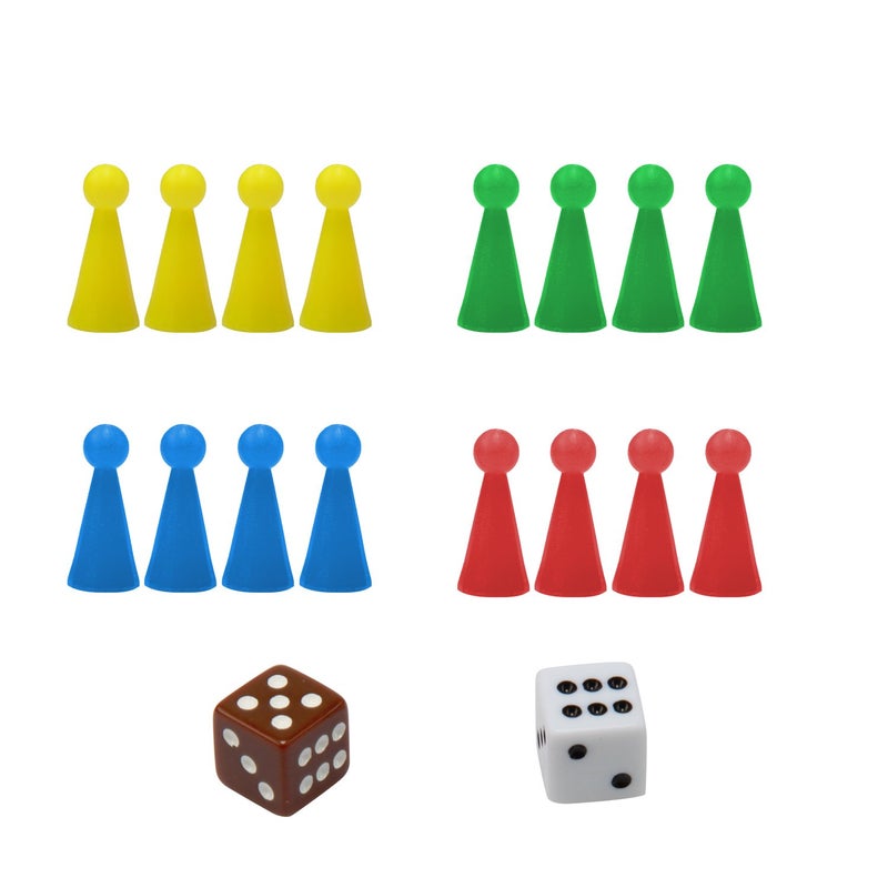 Amerous 10" Ludo Go Board Folding Travel Magnetic Ludo Set - Image 3