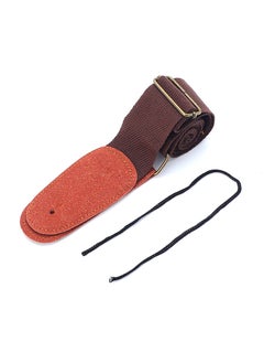 Pure Cotton Fender Guitar Strap Folk Wooden Guitar Strap Electric Guitar Strap Accessories for Sports and Entertainment Cotton strap Brown