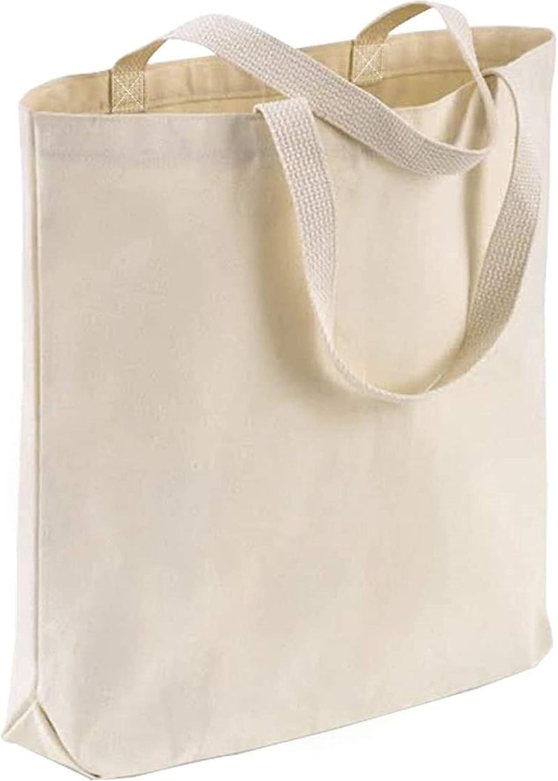 TBF TBF Cotton Canvas Sturdy Wholesale Tote Bags with Bottom Gusset Case Pack 144 pcs  - Image 1