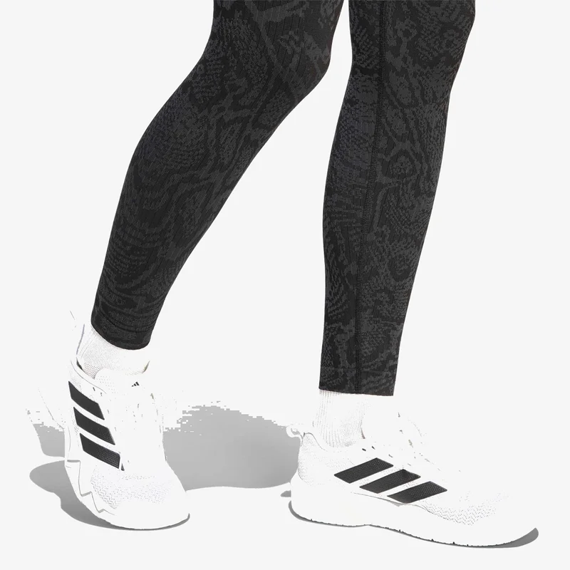 Adidas  Workout Essentials Knit Snake Full Length Leggings for Women | Best Price UAE