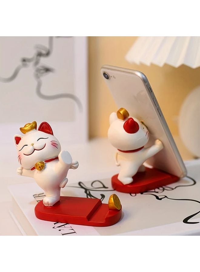 2 Pcs Cartoon Phone Holder Stand For Desk Decoration Mobile And Tablet - Image 3