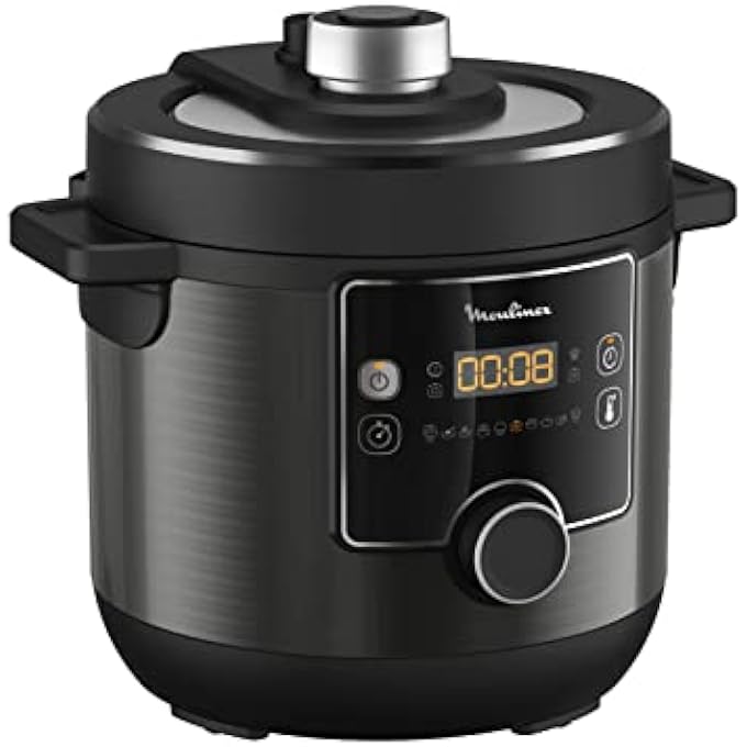 Moulinex Electrical Pressure Cooker  Turbo Cuisine Electric Cooker  76 Litre  1200 Watts  Black  2 Years Warranty  Ce777827 - Image 2
