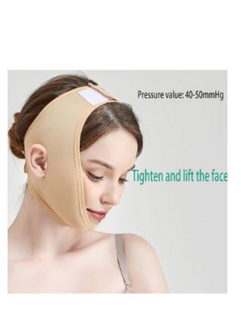 Generic - Reusable Face and Chin Lifter to Improve the Appearance of Your Face and Neck This lifter is reusable, making it a practical and economical product. Beige - Image 1