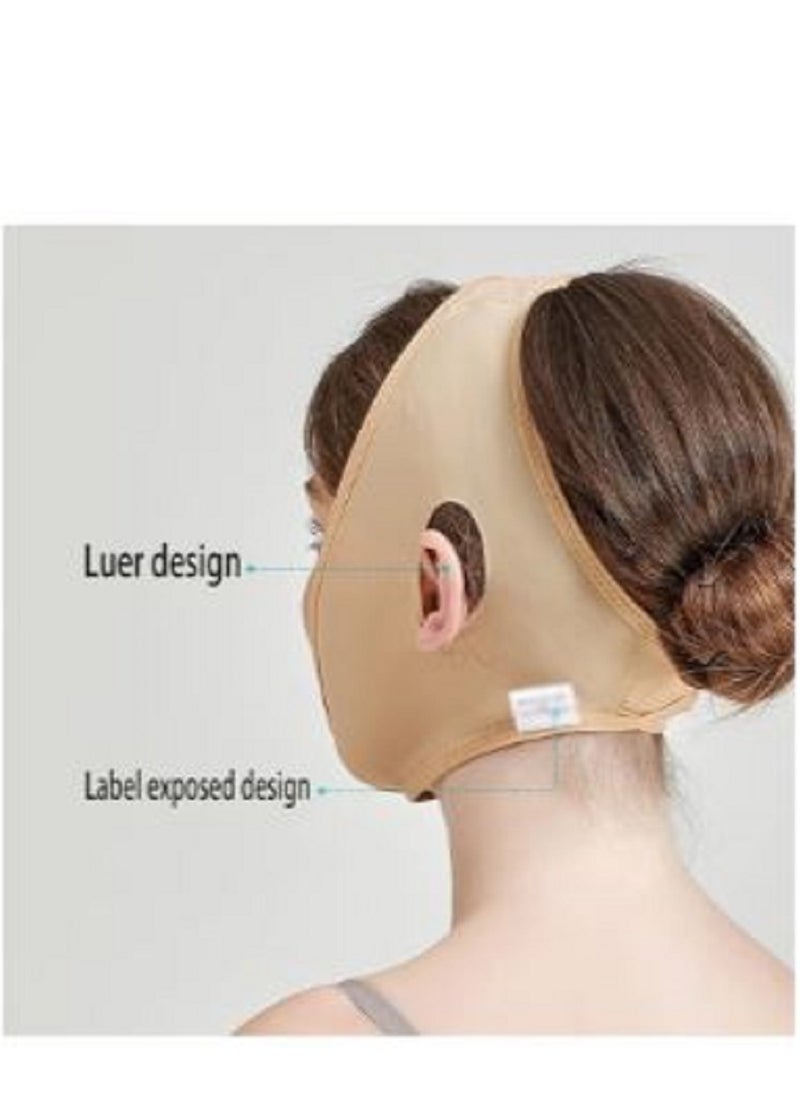 Generic - Reusable Face and Chin Lifter to Improve the Appearance of Your Face and Neck This lifter is reusable, making it a practical and economical product. Beige - Image 1