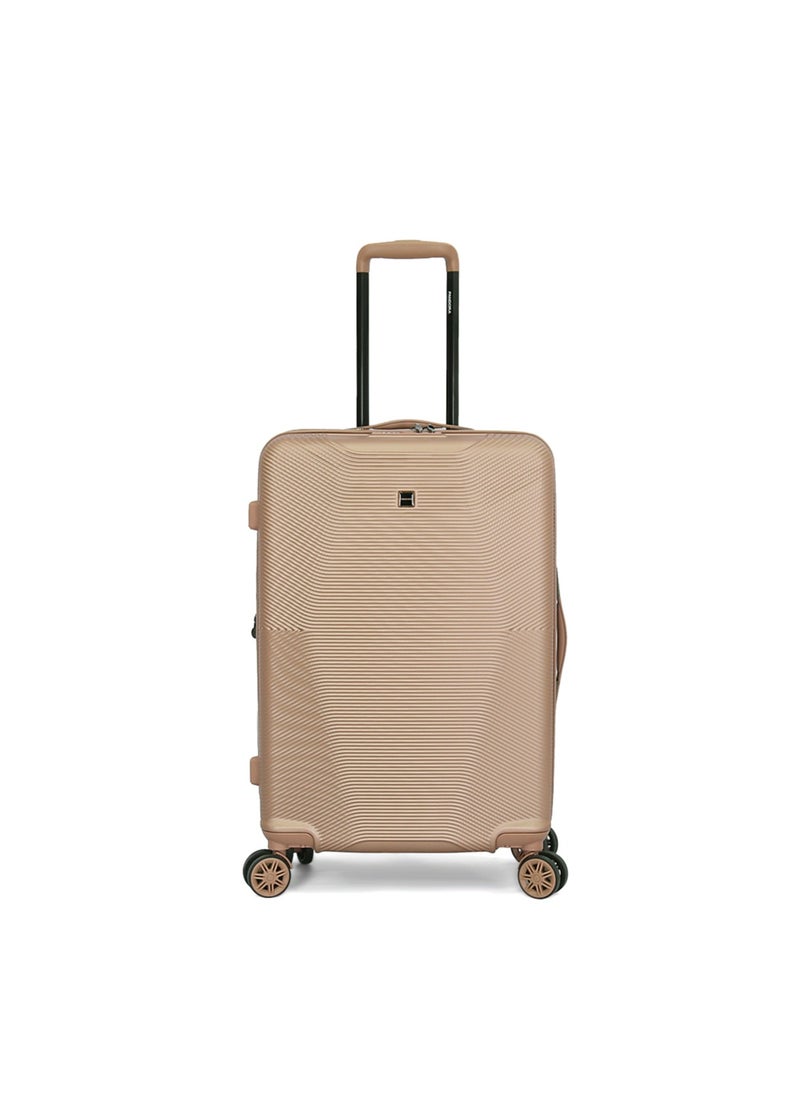 Generic - Hard side Luggage Trolley Bag Set 3 Pieces+Makeup L 28-M 24-S 20 - Bc 12 (Gold, Set of 3) - Image 1