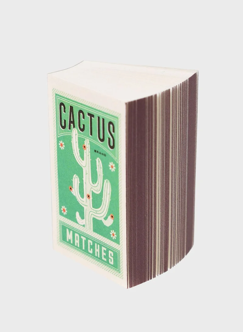 Rex London Cactus Matchbox Notepad