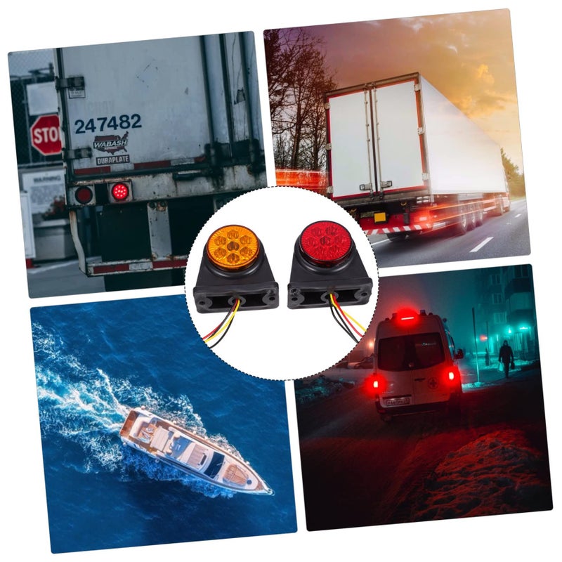 Truck Trailer Led Tail Lights 2Pcs Stable Rear Signal Light - Image 4