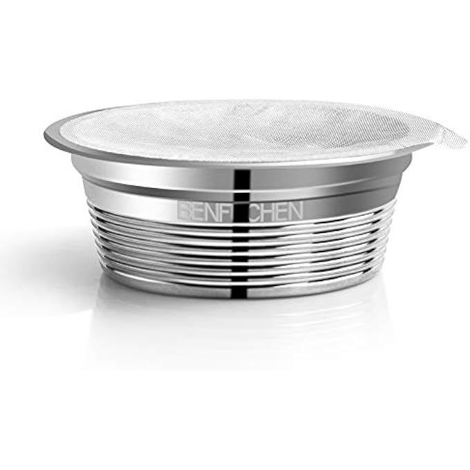 Haofy 304 Stainless Steel Reusable Coffee Capsule Strong And Smooth Taste Pods With Aluminum Foil For A Modo Mio Coffee Capsule Filter - Image 4