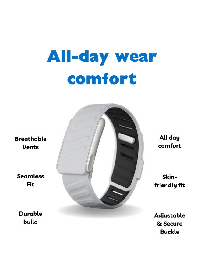 اورورا سوار سيليكون أورورا لساعة وووب إم جي لايف أبيض - Image 4