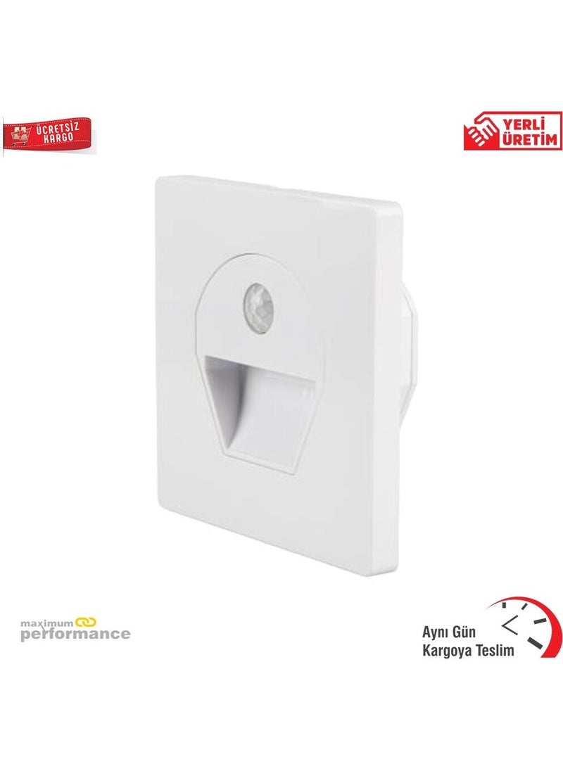 CATA - CT-5170 Sensor Corridor Luminaire LED Spot 1 W Daylight - Image 1