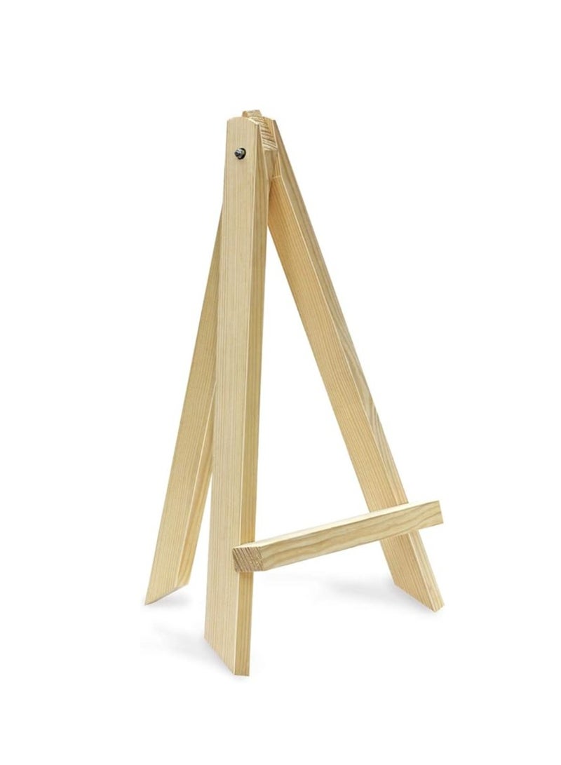 Isomers Isomars Artist Wooden Easel 18" with Round Brush Set of 7 & Canvas Boards - 8"x10", 10"x12" - Image 2