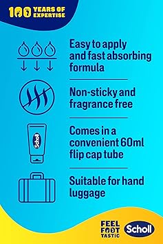Scholl Cracked Heel Complete Cream with Repair K 60ml Moisturising Treatment Cream for Cracked Heels and Dry Skin with Keratin 1 x 60 ml - Image 4