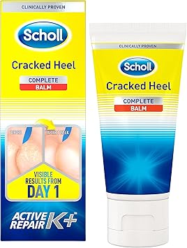 Scholl Cracked Heel Complete Cream with Repair K 60ml Moisturising Treatment Cream for Cracked Heels and Dry Skin with Keratin 1 x 60 ml - Image 1