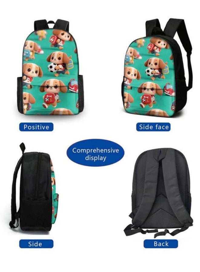 Bright Li Fire Unlock the new fashion of childish fun! Three-piece set of bags, cartoon elements for children and teenagers (students, children, friends' outings, mountain climbing, schooling, etc. can be used) - 46 - Image 3