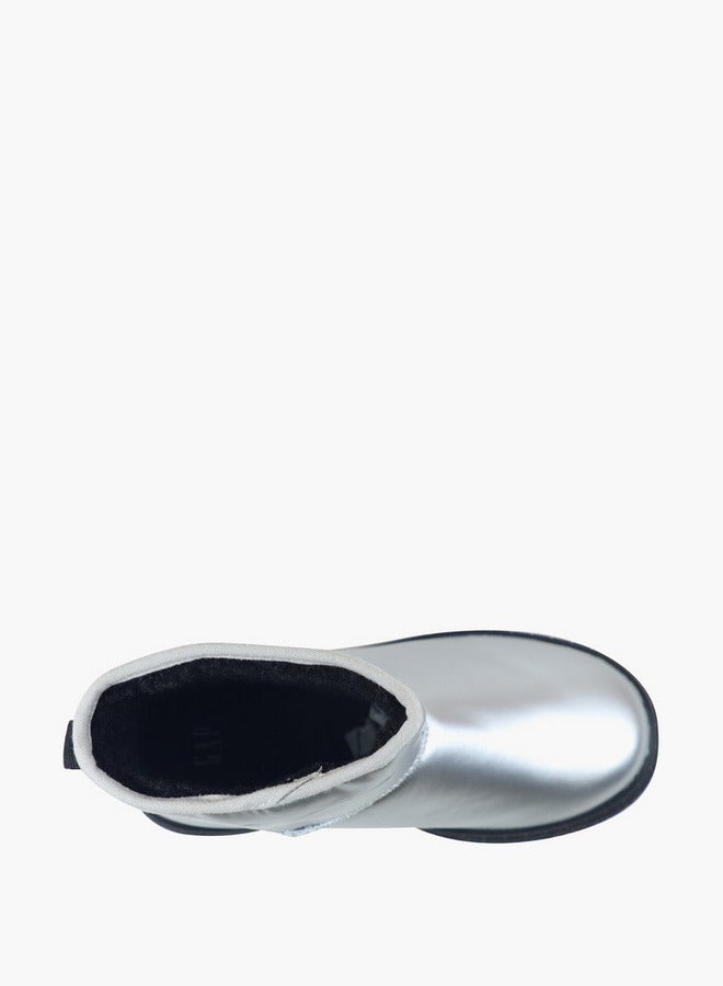 GAP Girls' ALASKA MID FUR Slip-On Ankle Boots - GPK5214500050 - Image 4