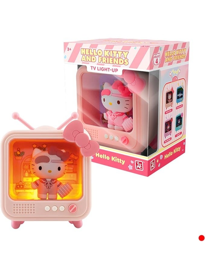 Hello Kitty شخصية هالو كيتي وأصدقائها من سلسلة التلفاز المضيء تعمل بالبطارية - هالو كيتي | تمثال قابل للجمع | شخصيات سانريو | تمثال عرض | هدية مثالية لجمع الهدايا والأطفال - Image 2