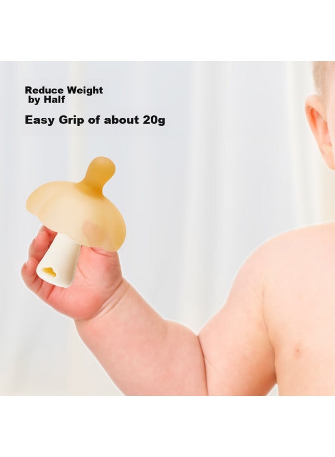 Licheers Baby Teether, Teething Toy, Oral Stage Mushroom Teether, Anti-thumb ing Teether, Silicone Toy - Image 3