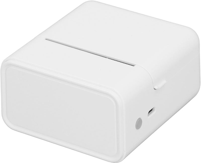 Thermal Label Printer, Label Printer Portable for Small Businesses for Barcoding Shipping Pricing Dating (White) - Image 3