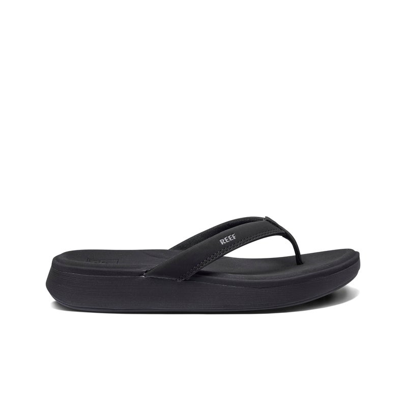 Reef Cushion Cloud Womens Flip Flop, Super Soft Molded Footbed, Arch Support, Black, 10 - Image 5