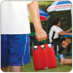 PICNIC TIME ONIVA - a Picnic Time Brand Six Pack Insulated Beverage Tote, Black - Image 4