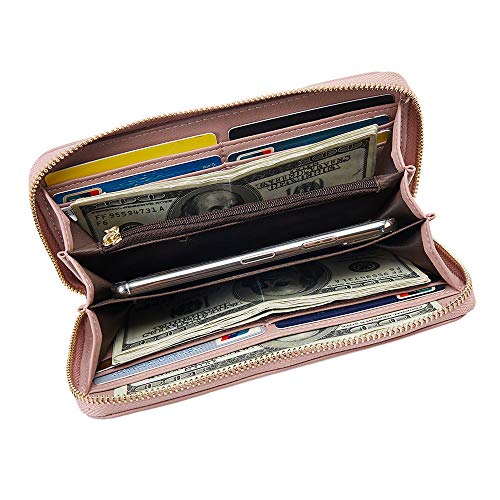 CYANB Women Wallets Tassel Bifold Ladies Cluth Wristlet Wrist strap Long Purse - Image 5