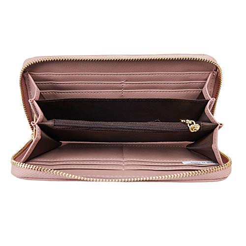 CYANB Women Wallets Tassel Bifold Ladies Cluth Wristlet Wrist strap Long Purse - Image 4