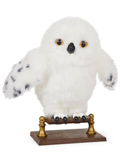 WIZARDING WORLD Wizarding World Harry Potter, Enchanting Hedwig Interactive Owl with Over 15 Sounds and Movements and Hogwarts Envelope, Kids Toys for Ages 5 and up  - Image 1