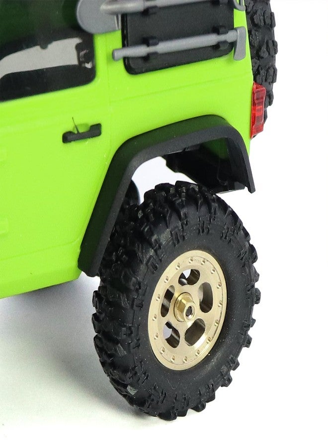 FACCNOY 4pcs 0.7'' Soft Rubber Tires with Sponge Insert Tire Skins for Axial 1/30 SCX30 Ford Bronco Jeep Wrangler JLU 4x4 RC Crawler Upgrade - Image 2