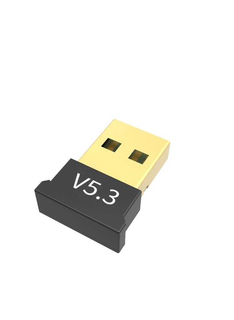 Bluetooth 5.3 USB Adapter for PC/Laptop – Wireless Bluetooth Receiver Dongle for Windows 8/10/11 – Multi-Device Support, Low Latency, Plug & Play – Connect Mouse, Headphones, Speakers, Game Controllers - Image 2