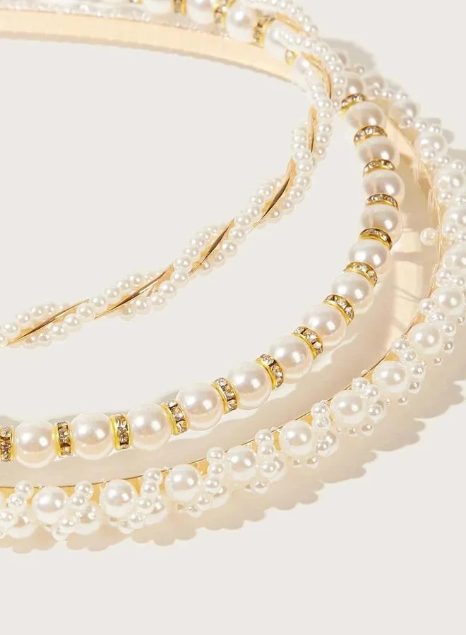 Take Two Set of 3 - Embellished Headband