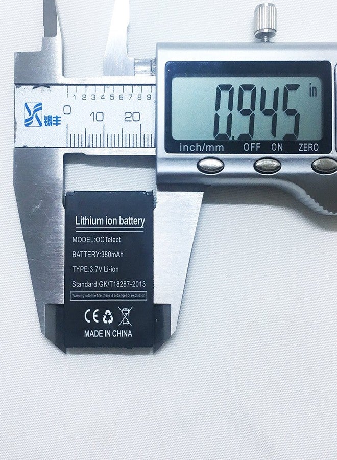 أوكتليكت بطاريات ساعة OCTelect yx-w98 الذكية بسعة 380 مللي أمبير - Image 3