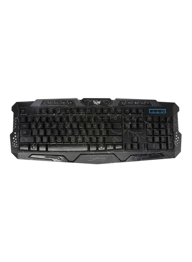 NIBEMINENT A878 USB Crack Backlight Keyboard Black  - Image 1
