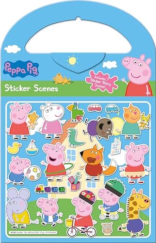 Paper Projects 01.70.29.010 Peppa Pig Activity Set-Includes Six Scenes and Over 50 Stickers, Blue, 23.5cm x 15.5cm - Image 3