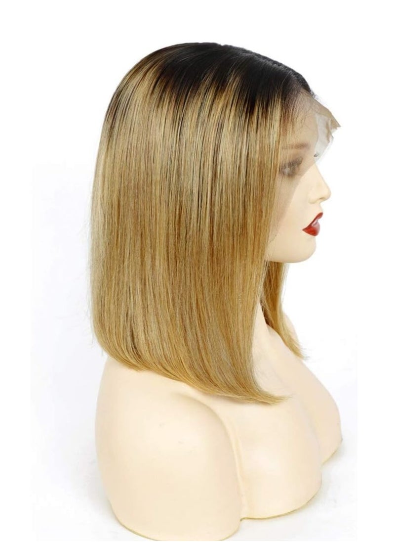 Estelle Short Bob Wig Human Hair 13x4 Frontal Lace Wig for Black Women Glueless Wigs Human Hair Pre Plucked Color No 7  - Image 4