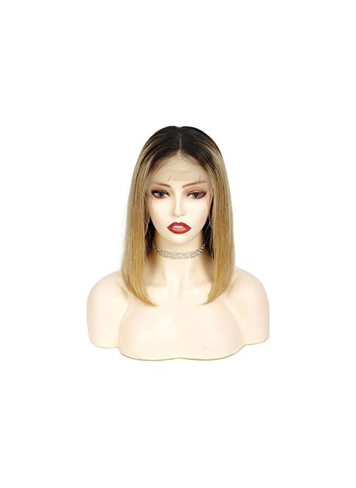 Estelle Short Bob Wig Human Hair 13x4 Frontal Lace Wig for Black Women Glueless Wigs Human Hair Pre Plucked Color No 7  - Image 3
