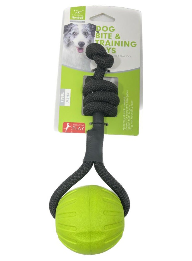 Nunbell لدغة وسحب حبل تعادل المطارد الكرة ديلوكس للكلب